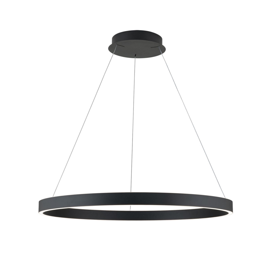 regulējama LED lustra uz troses KOLK LED/80W/230V 2700/3000/4000K Ø 80 cm, melna