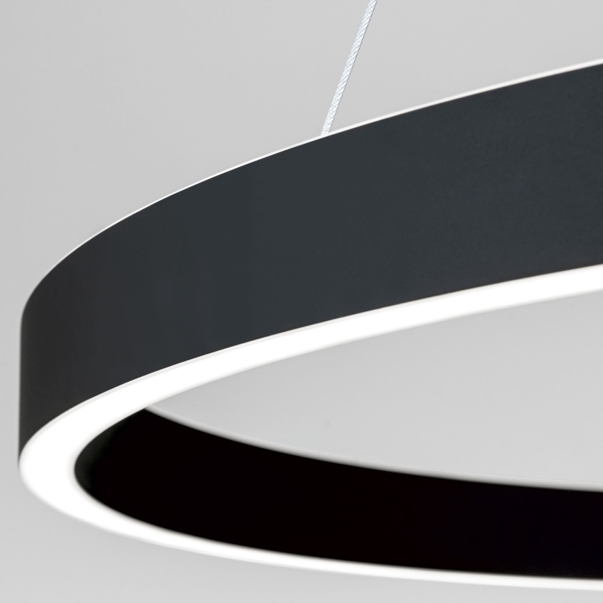 regulējama LED lustra uz troses KOLK LED/80W/230V 2700/3000/4000K Ø 80 cm, melna