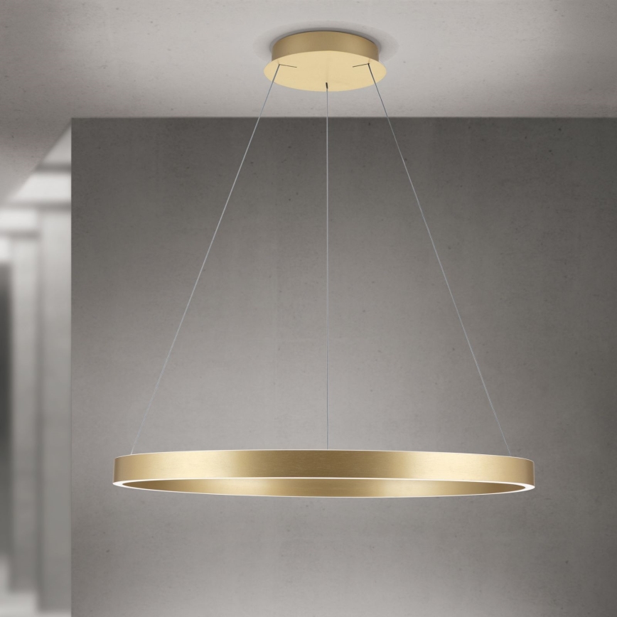 LED dimējama lustra uz kabeļa KOLK LED/80W/230V 2700/3000/4000K Ø 80 cm zelta