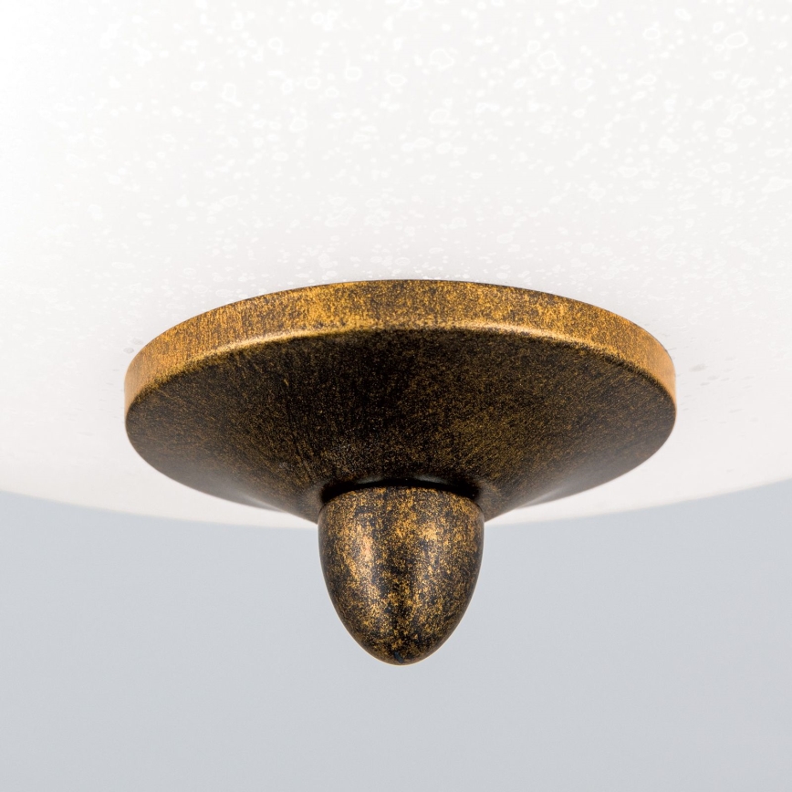 Griestu lampa LUCA 2xE14/40W/230V d. 40 cm bronza/patina
