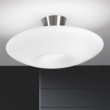 Griestu lampa BLANC 2xE27/60W/230V d. 49 cm matēts hroms