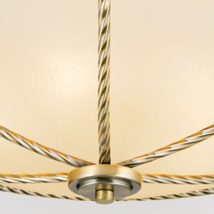 Griestu lampa MAURO 5xE27/60W/230V d. 56 cm bronza