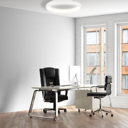 LED Regulējams griestu gaismeklis VENUS LED/50W/230V Ø 61 cm balts