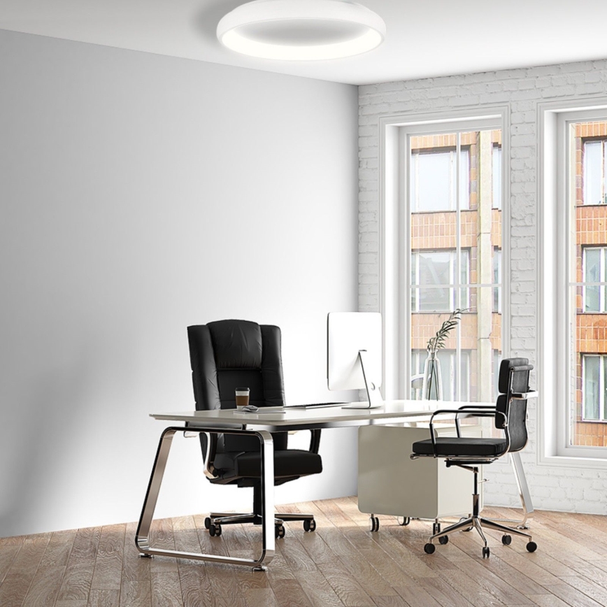 LED Regulējams griestu gaismeklis VENUS LED/50W/230V Ø 61 cm balts