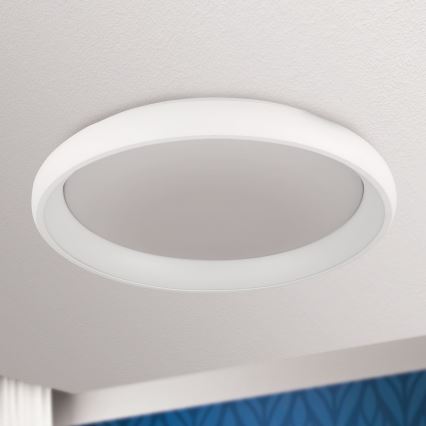 LED Regulējams griestu gaismeklis VENUS LED/50W/230V Ø 61 cm balts