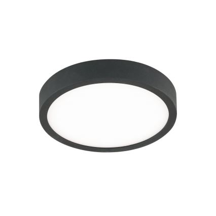 LED Griestu lampa BULLY LED/12W/230V d. 14 cm melna
