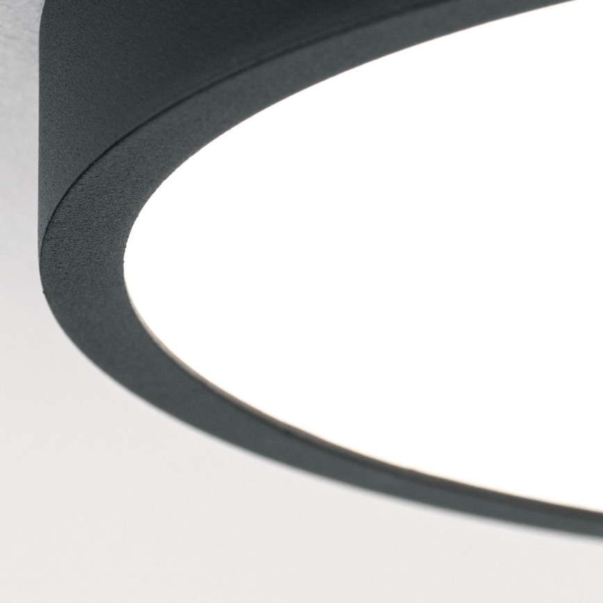 LED Griestu lampa BULLY LED/12W/230V d. 14 cm melna