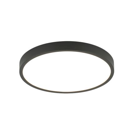 LED Griestu lampa BULLY LED/24W/230V d. 24 cm melna
