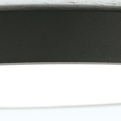 LED Griestu lampa BULLY LED/24W/230V d. 24 cm melna