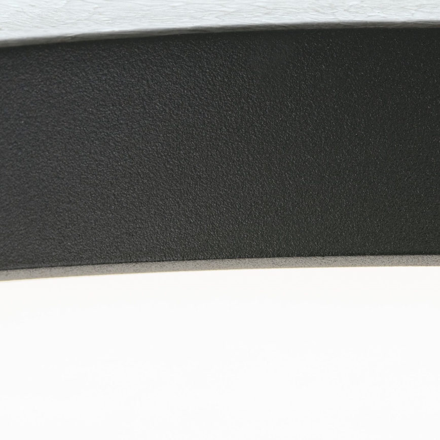 LED Griestu lampa BULLY LED/28W/230V d. 28 cm melna