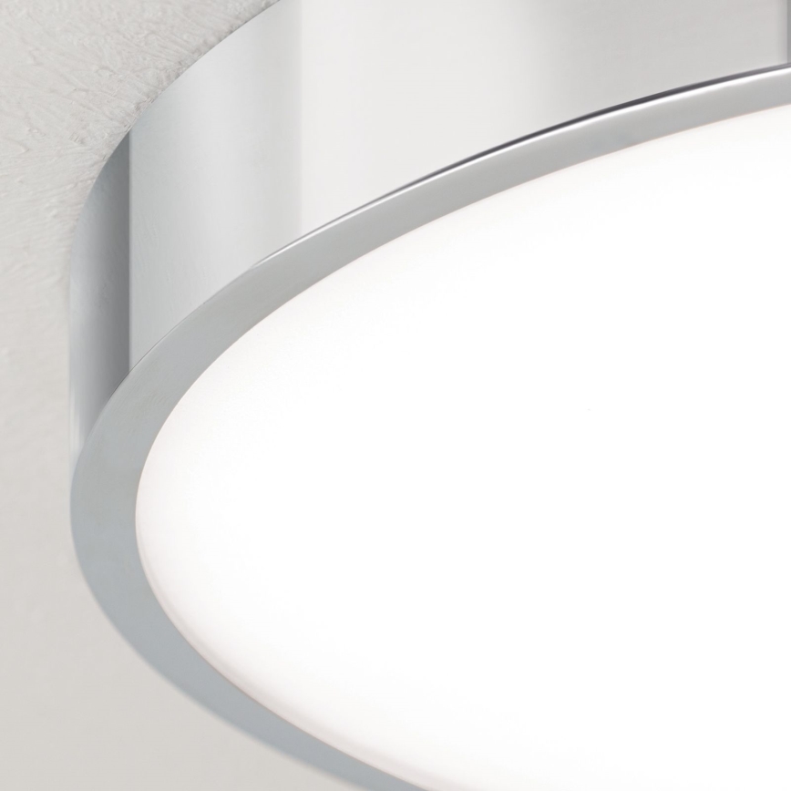 LED Griestu lampa BULLY LED/28W/230V d. 28 cm spīdīgi hromēts