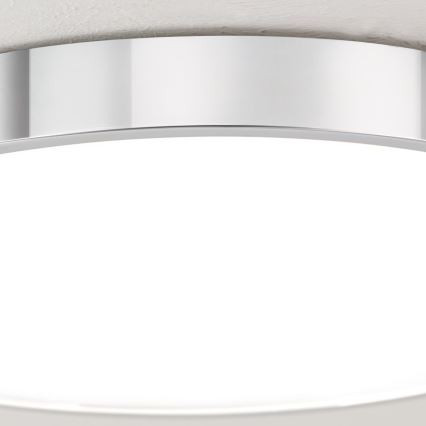 LED Griestu lampa BULLY LED/28W/230V d. 28 cm spīdīgi hromēts