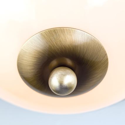 Griestu lampa AUSTRIAN OLD LAMP 2xE27/60W/230V d. 27 cm bronza/bēša