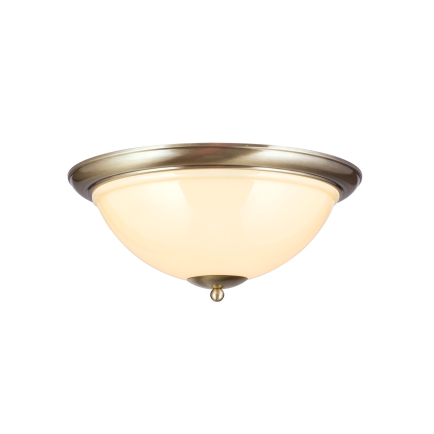Griestu lampa AUSTRIAN OLD LAMP 3xE27/60W/230V d. 50 cm bronza/bēša