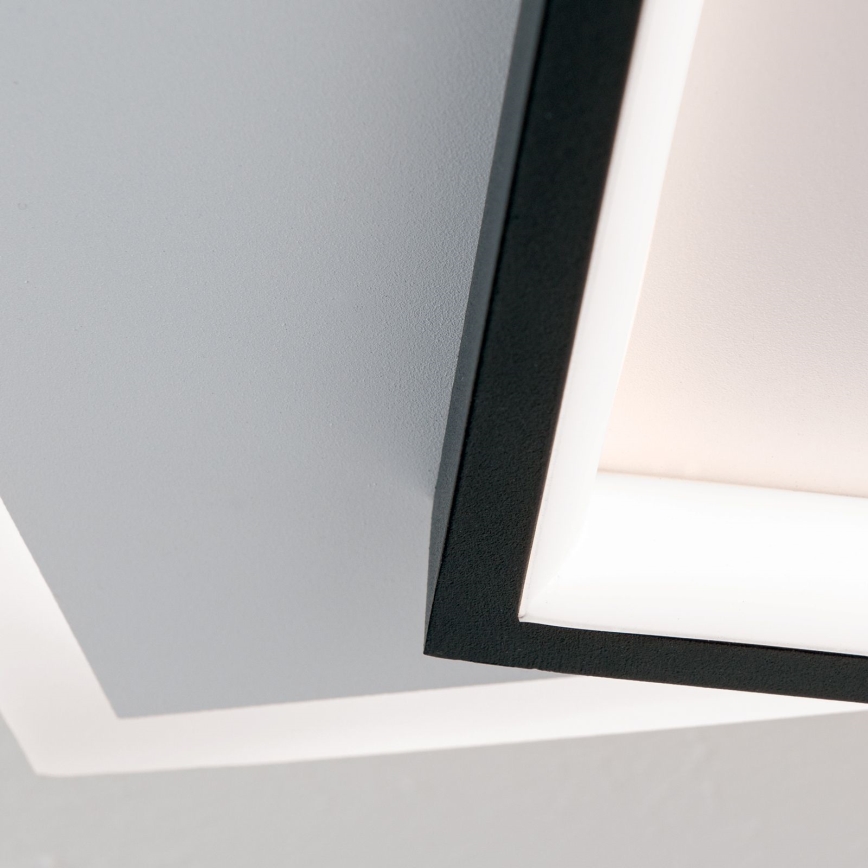 LED Aptumšojama griestu lampa EMANUEL LED/50W/230V balta/melna