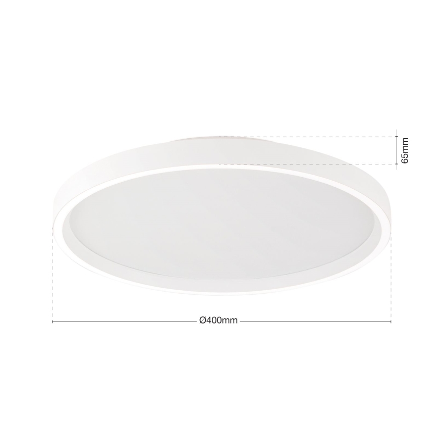 LED Aptumšojama griestu lampa MASCA LED/36W/230V 2700/3350/4000K d. 40 cm balta