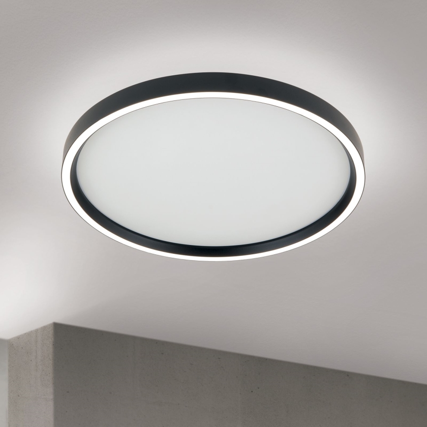 LED Aptumšojama griestu lampa MASCA LED/36W/230V 2700/3350/4000K d. 40 cm melna