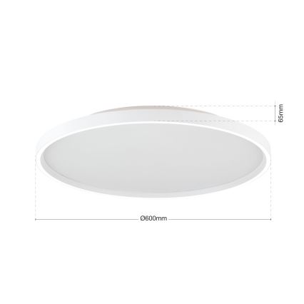 LED Aptumšojama griestu lampa MASCA LED/47W/230V 2700/3350/4000K d. 60 cm balta