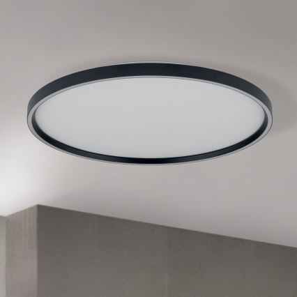 LED Aptumšojama griestu lampa MASCA LED/47W/230V 2700/3350/4000K d. 60 cm melna
