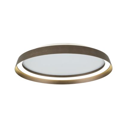 LED Aptumšojama griestu lampa MANTA LED/38W/230V 2700/3000/4000K d. 45 cm brūna