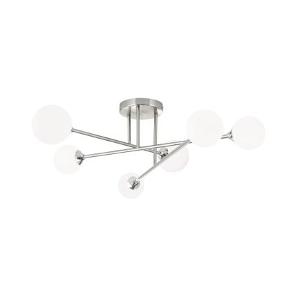 Virsapmetuma lustra SNOWWHITE 6xG9/20W/230V d. 84 cm matēts hroms