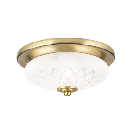 Griestu lampa PORTO 1xE27/40W/230V d. 26 cm zelta