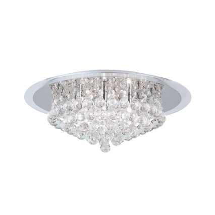 Kristāla griestu lampa GLORIA 6xG9/40W/230V d. 50 cm caurspīdīga/spīdīgi hromēts