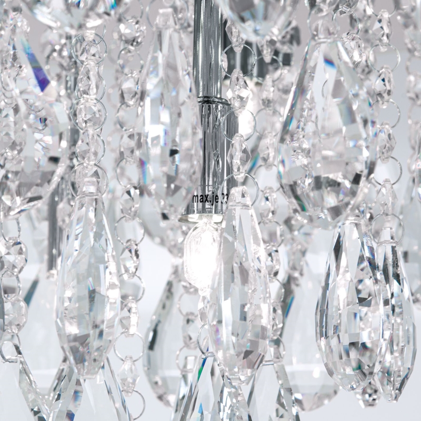Kristāla griestu lampa CELESTE 6xG9/40W/230V d. 45 cm spīdīgi hromēts