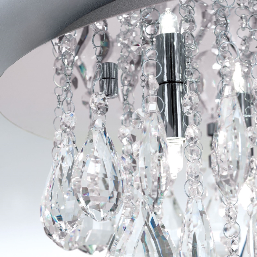 Kristāla griestu lampa CELESTE 6xG9/40W/230V d. 45 cm spīdīgi hromēts
