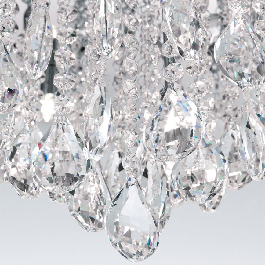 Kristāla griestu lampa CELESTE 12xG9/40W/230V d. 75 cm spīdīgi hromēts