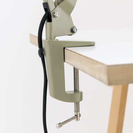 Galda lampa ar skavu GILI 1xE27/40W/230V zaļa