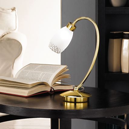 Zelta galda lampa CARLA 1xG9/28W/230V