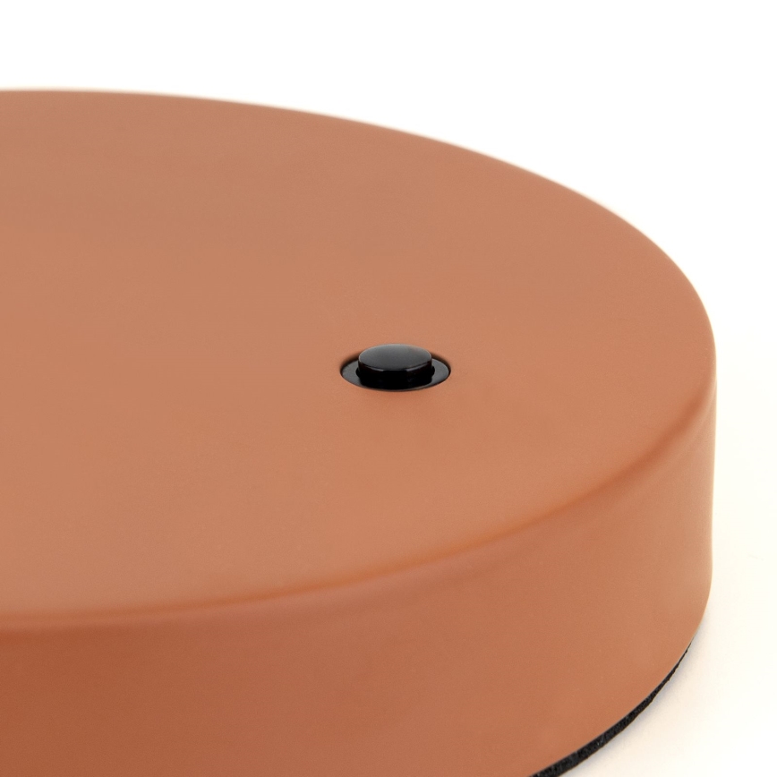 Galda lampa GILI 1xE27/40W/230V ķieģeļsarkana