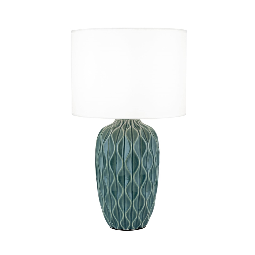 Galda lampa TORTUGA 1xE27/40W/230V zaļa/balta