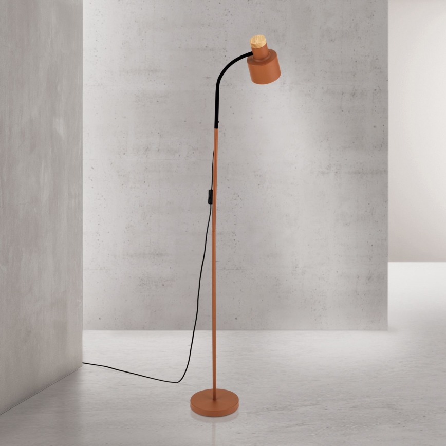 Grīdas lampa GILI 1xE27/40W/230V ķieģeļu krāsā