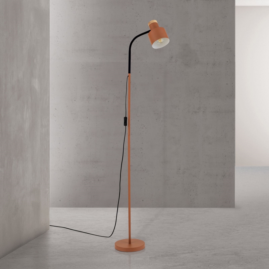 Grīdas lampa GILI 1xE27/40W/230V ķieģeļu krāsā