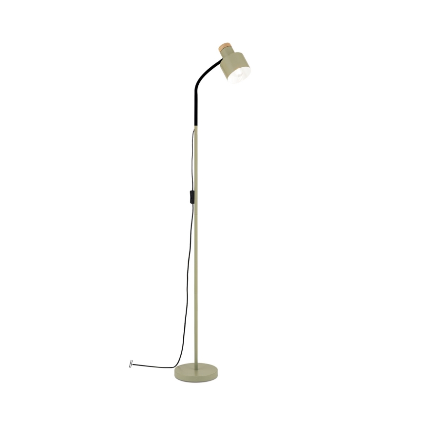 Grīdas lampa GILI 1xE27/40W/230V zaļa