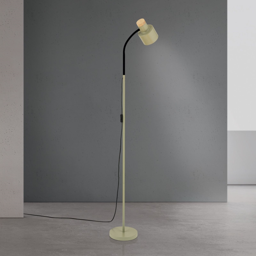 Grīdas lampa GILI 1xE27/40W/230V zaļa