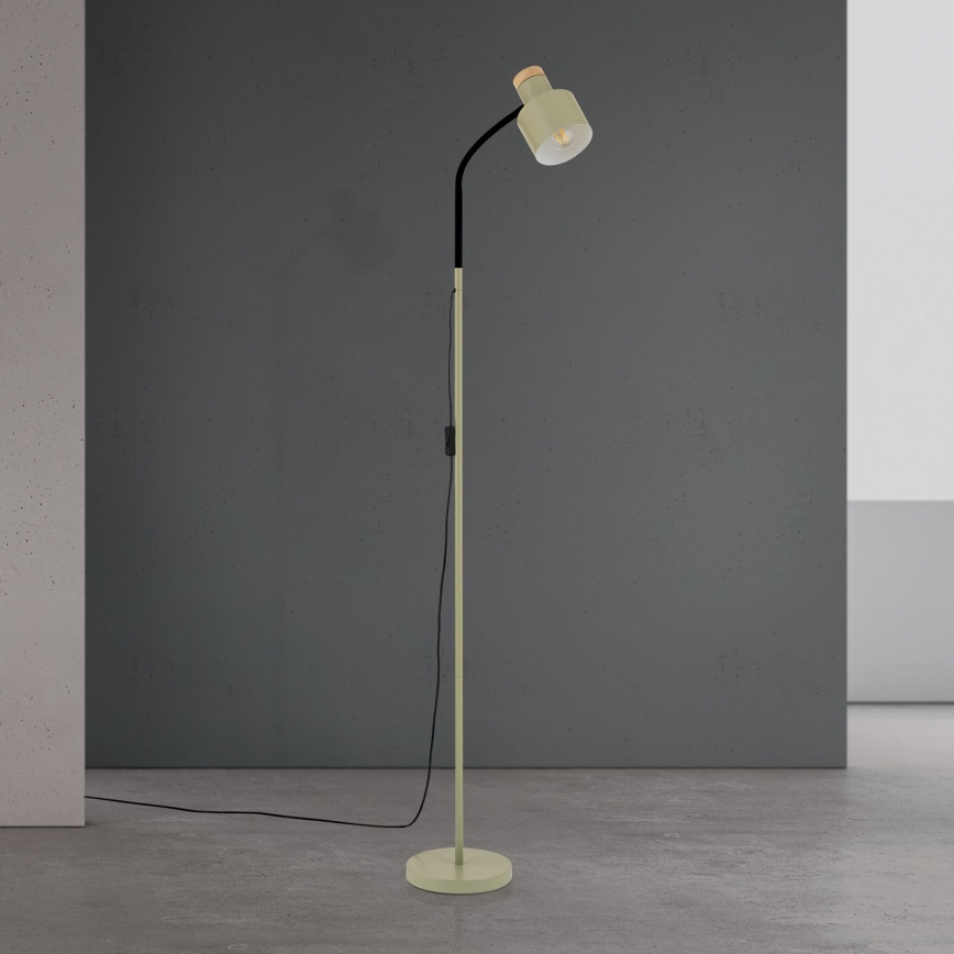 Grīdas lampa GILI 1xE27/40W/230V zaļa