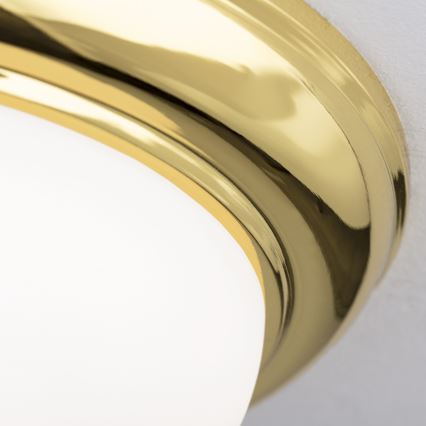 Griestu lampa EMPIRA 2xE14/40W/230V Ø 26,5 cm zelta