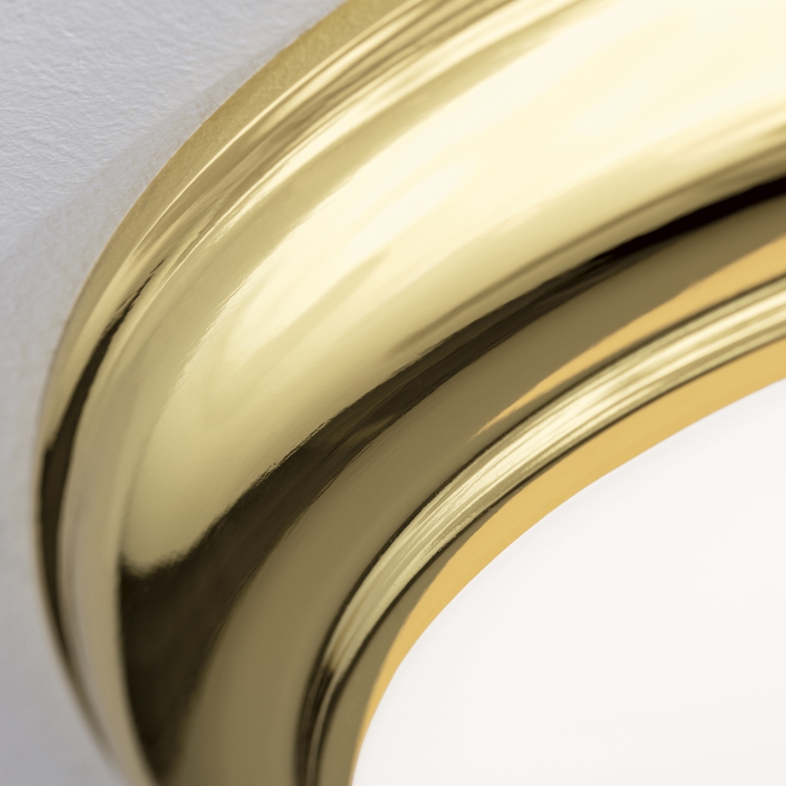 Griestu lampa EMPIRA 2xE27/40W/230V Ø 35,5 cm zeltaina