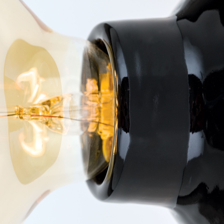 Griestu lampa FROST 1xE27/60W/230V melna