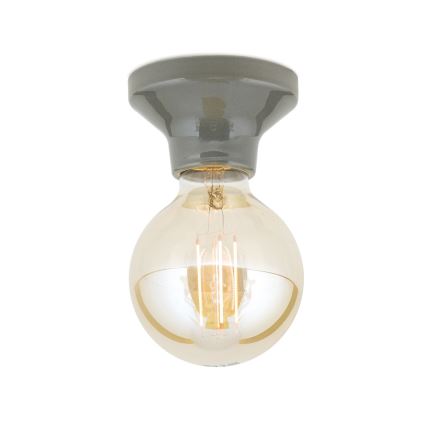 Griestu lampa FROST 1xE27/60W/230V pelēka