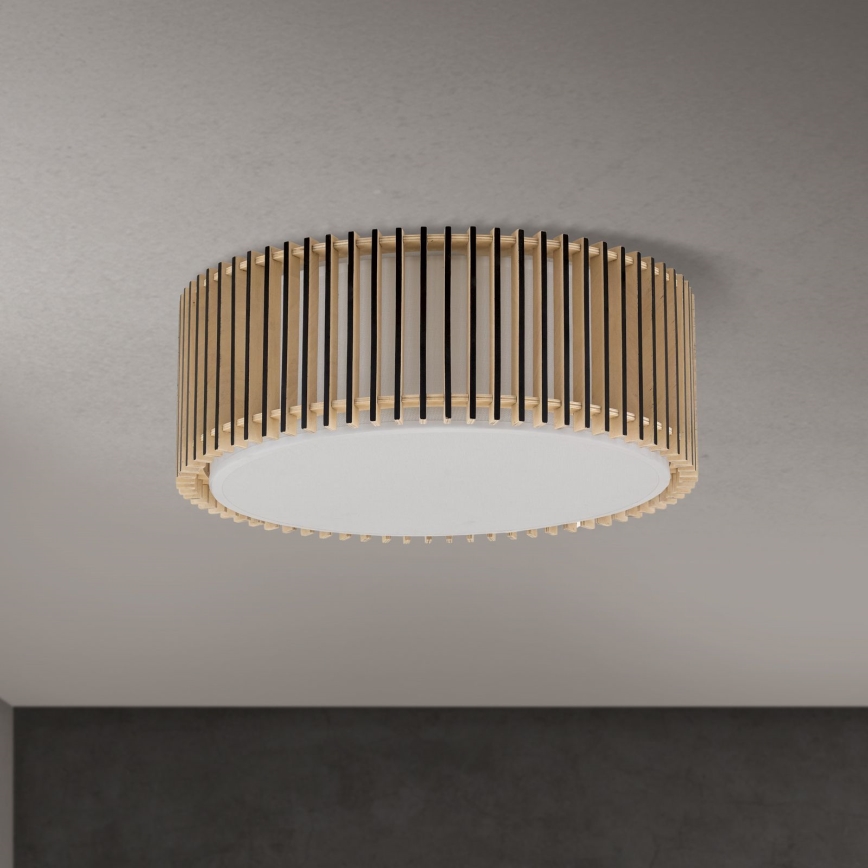 Griestu lampa TARTA 3xE27/40W/230V Ø 40 cm, bēša