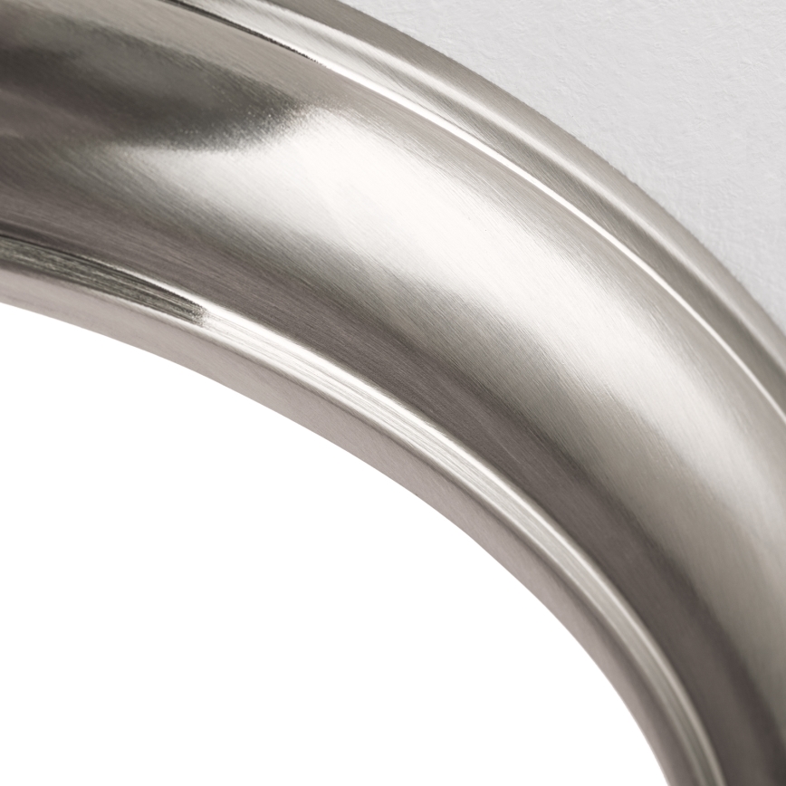 Griestu gaismeklis EMPIRA 2xE27/40W/230V Ø 35,5 cm matēta hroma apdare