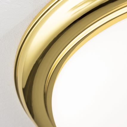 Griestu gaismeklis EMPIRA, 3x E27/40W/230V, Ø 48 cm, zelta krāsā