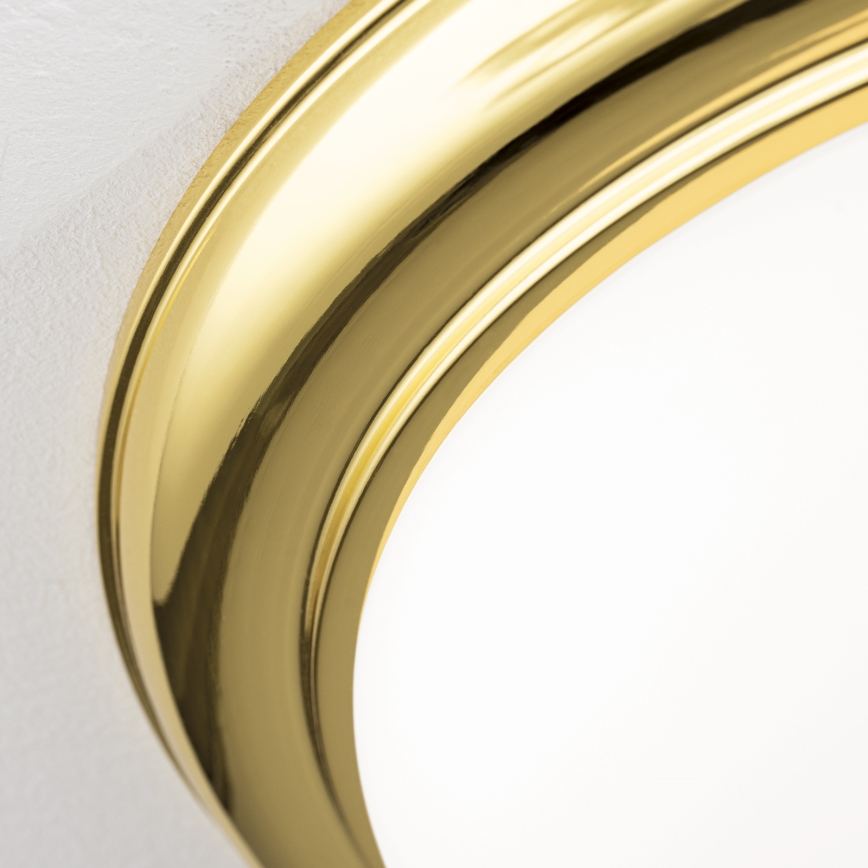 Griestu gaismeklis EMPIRA, 3x E27/40W/230V, Ø 48 cm, zelta krāsā