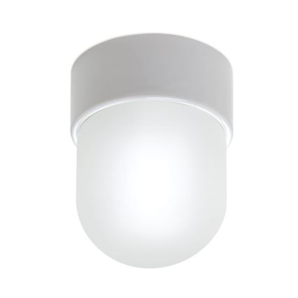 Griestu lampa OSTIA 1xE27/40W/230V Ø 9,8 cm balta