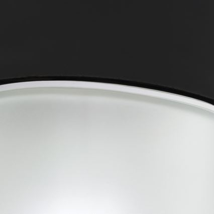 Griestu gaismeklis OSTIA 1xE27/40W/230V Ø 9,8 cm melns