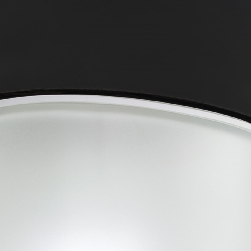 Griestu gaismeklis OSTIA 1xE27/40W/230V Ø 9,8 cm melns